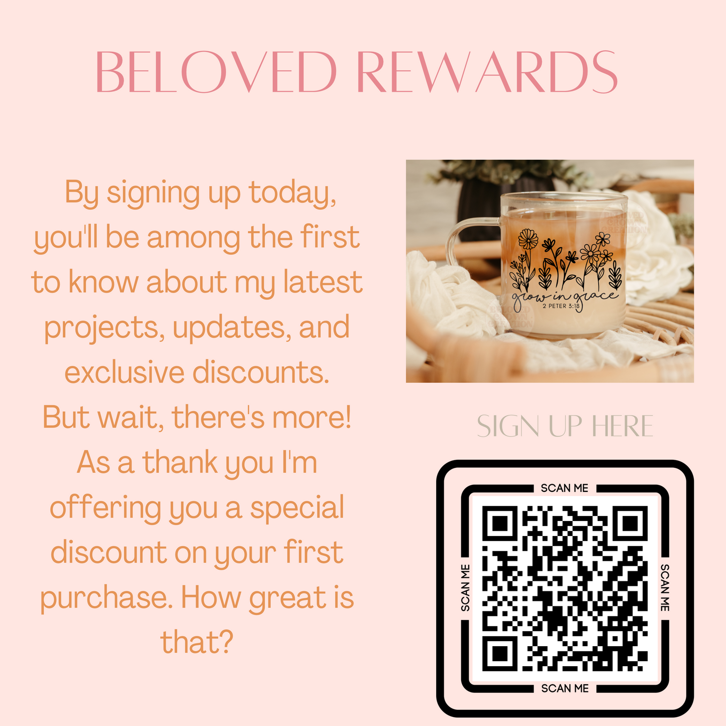 clear mug 11oz grow in grace