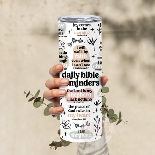 20oz Boho bible reminder